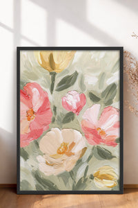 HOMEPACK Ahşap Çerçeveli Tablo Çerçeveli Poster Sanatsal Modern Duvar Dekoru BEK-8273