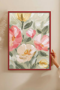 HOMEPACK Ahşap Çerçeveli Tablo Çerçeveli Poster Sanatsal Modern Duvar Dekoru BEK-8273