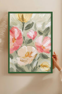 HOMEPACK Ahşap Çerçeveli Tablo Çerçeveli Poster Sanatsal Modern Duvar Dekoru BEK-8273