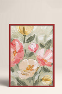 HOMEPACK Ahşap Çerçeveli Tablo Çerçeveli Poster Sanatsal Modern Duvar Dekoru BEK-8273