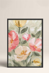 HOMEPACK Ahşap Çerçeveli Tablo Çerçeveli Poster Sanatsal Modern Duvar Dekoru BEK-8273