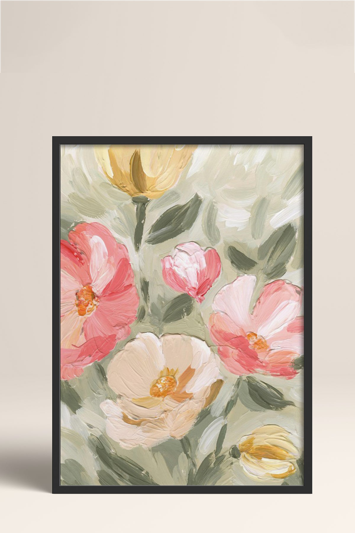 HOMEPACK Ahşap Çerçeveli Tablo Çerçeveli Poster Sanatsal Modern Duvar Dekoru BEK-8273