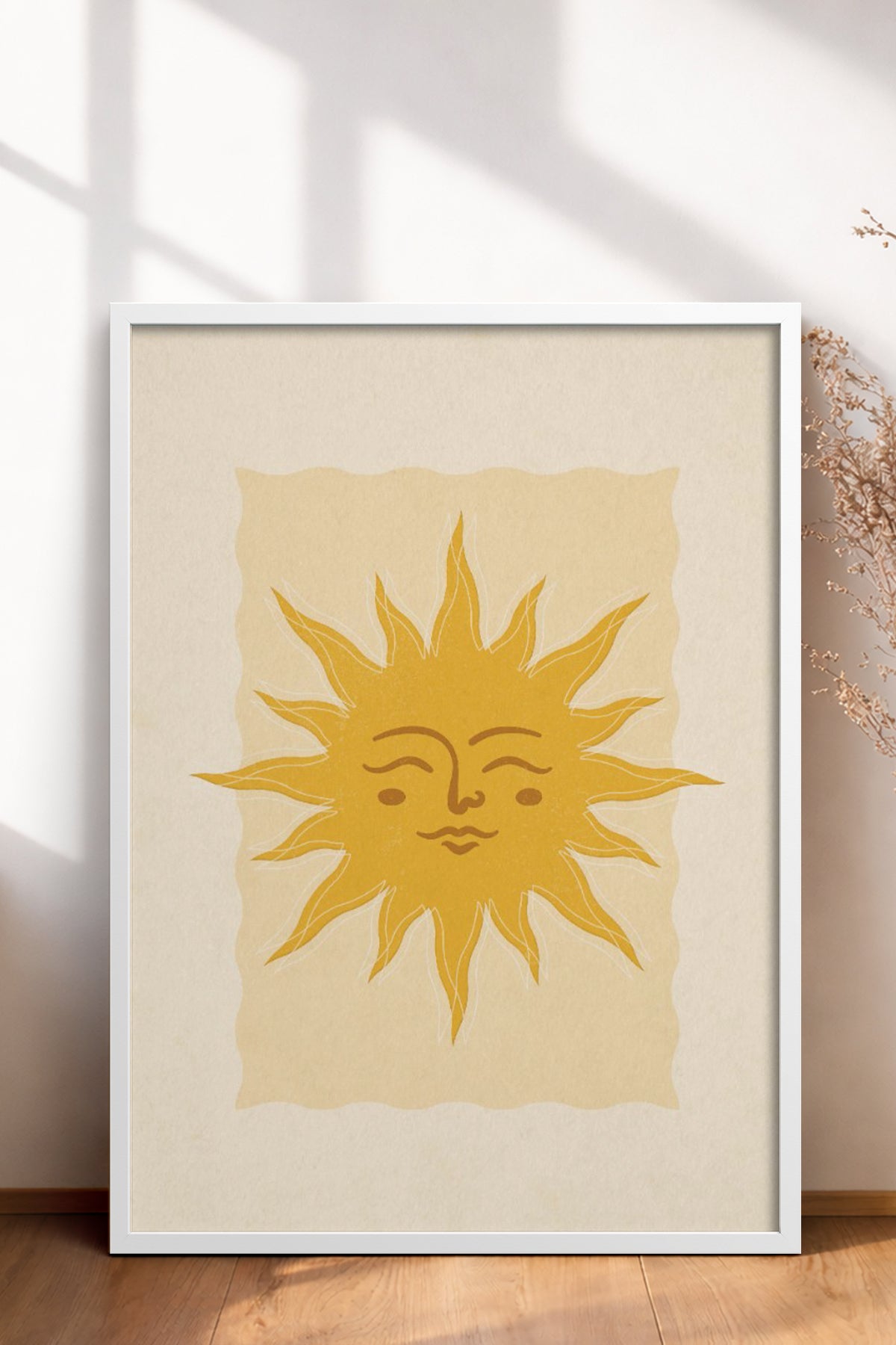 HOMEPACK Ahşap Çerçeveli Tablo Çerçeveli Poster Sanatsal Modern Duvar Dekoru BEK-8274