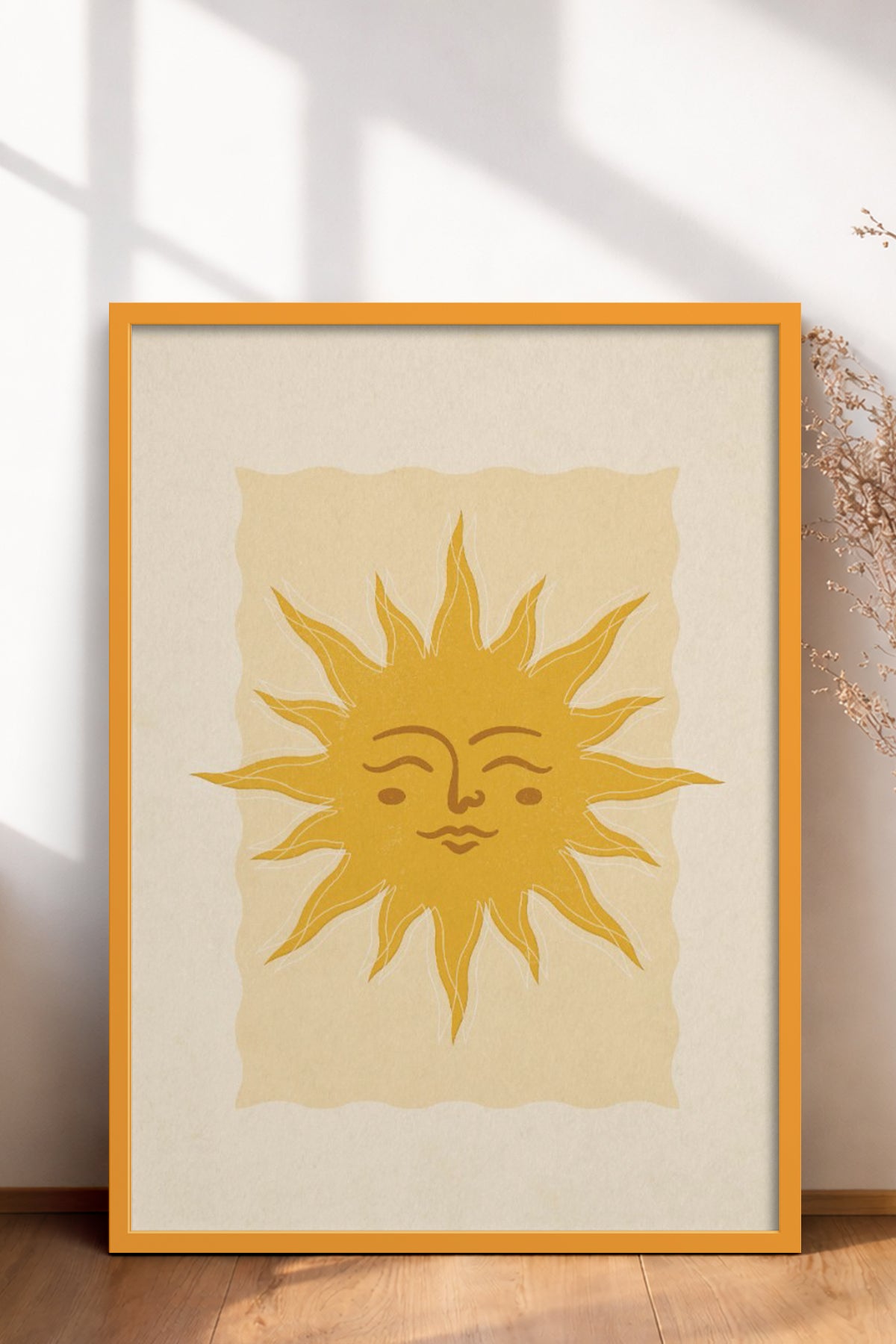 HOMEPACK Ahşap Çerçeveli Tablo Çerçeveli Poster Sanatsal Modern Duvar Dekoru BEK-8274