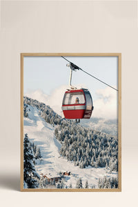HOMEPACK Ahşap Çerçeveli Tablo Çerçeveli Poster Sanatsal Modern Duvar Dekoru BEK-8275