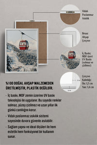 HOMEPACK Ahşap Çerçeveli Tablo Çerçeveli Poster Sanatsal Modern Duvar Dekoru BEK-8275