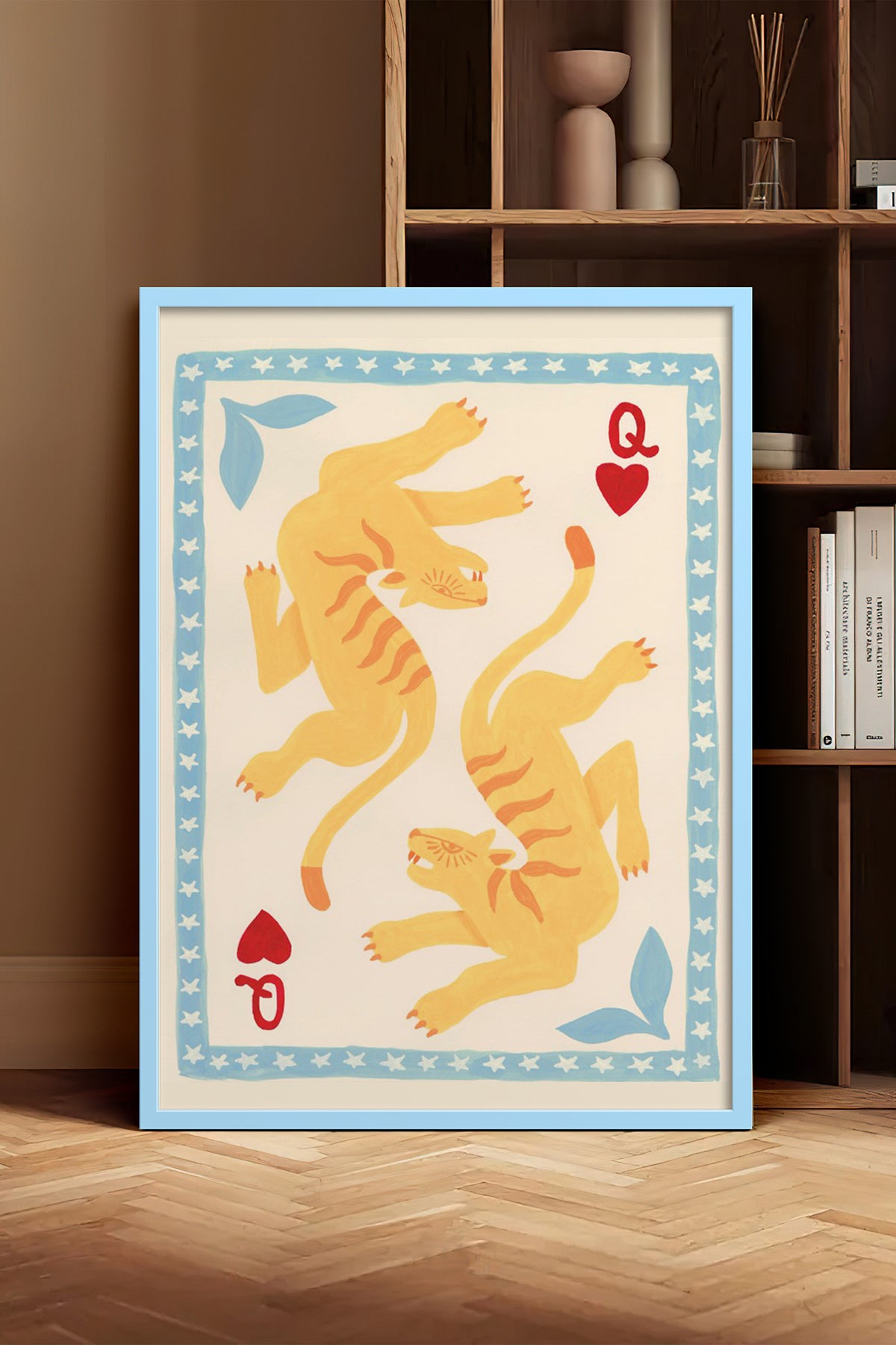 HOMEPACK Ahşap Çerçeveli Tablo Çerçeveli Poster Sanatsal Modern Duvar Dekoru BEK-8276
