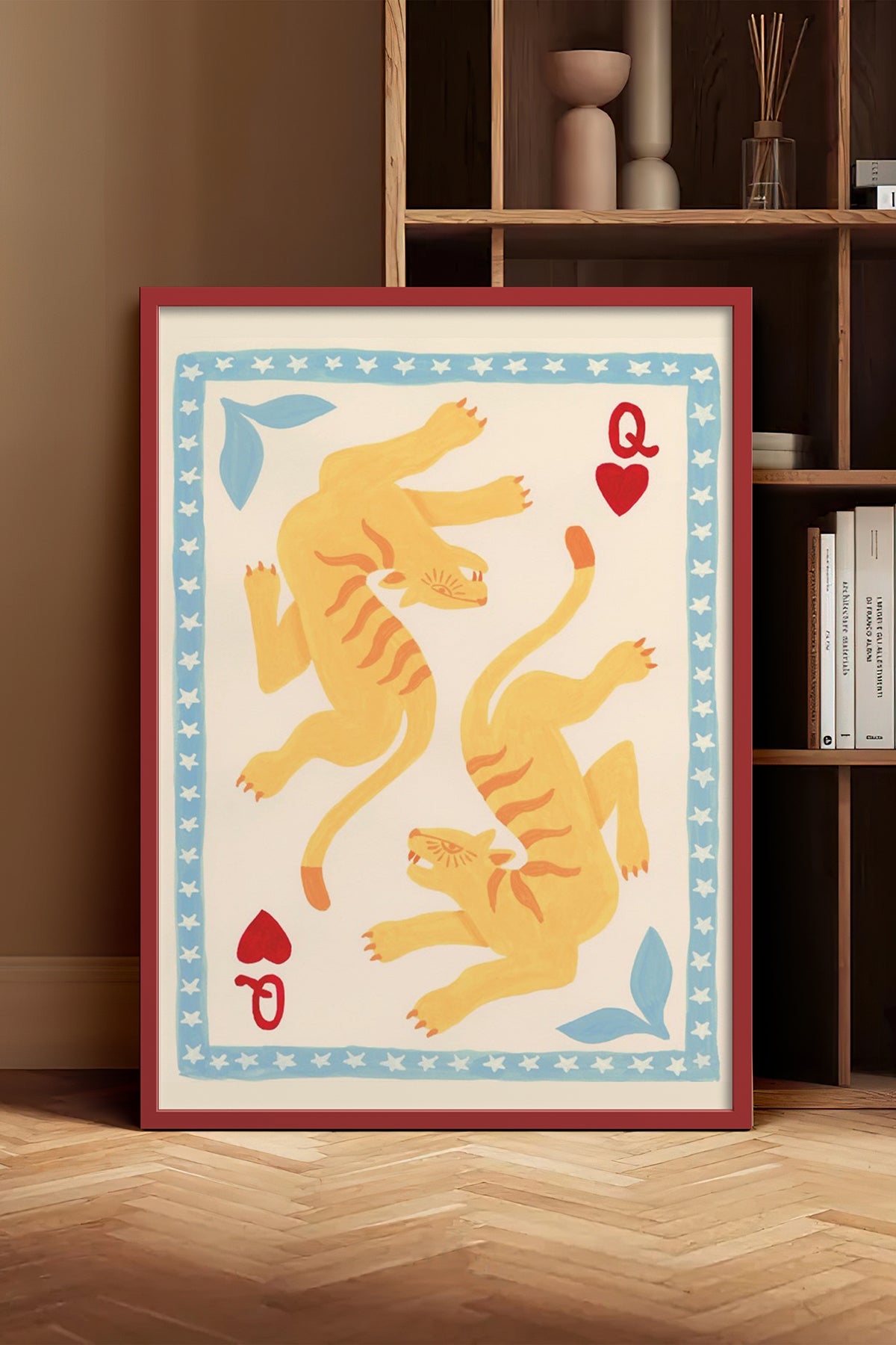 HOMEPACK Ahşap Çerçeveli Tablo Çerçeveli Poster Sanatsal Modern Duvar Dekoru BEK-8276