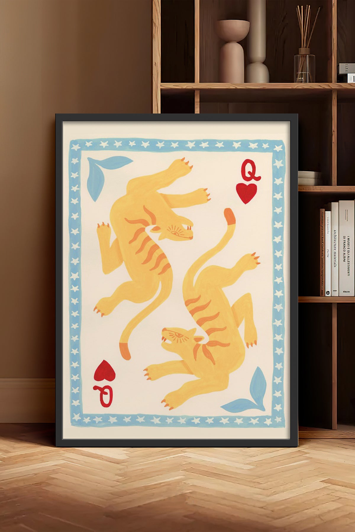 HOMEPACK Ahşap Çerçeveli Tablo Çerçeveli Poster Sanatsal Modern Duvar Dekoru BEK-8276