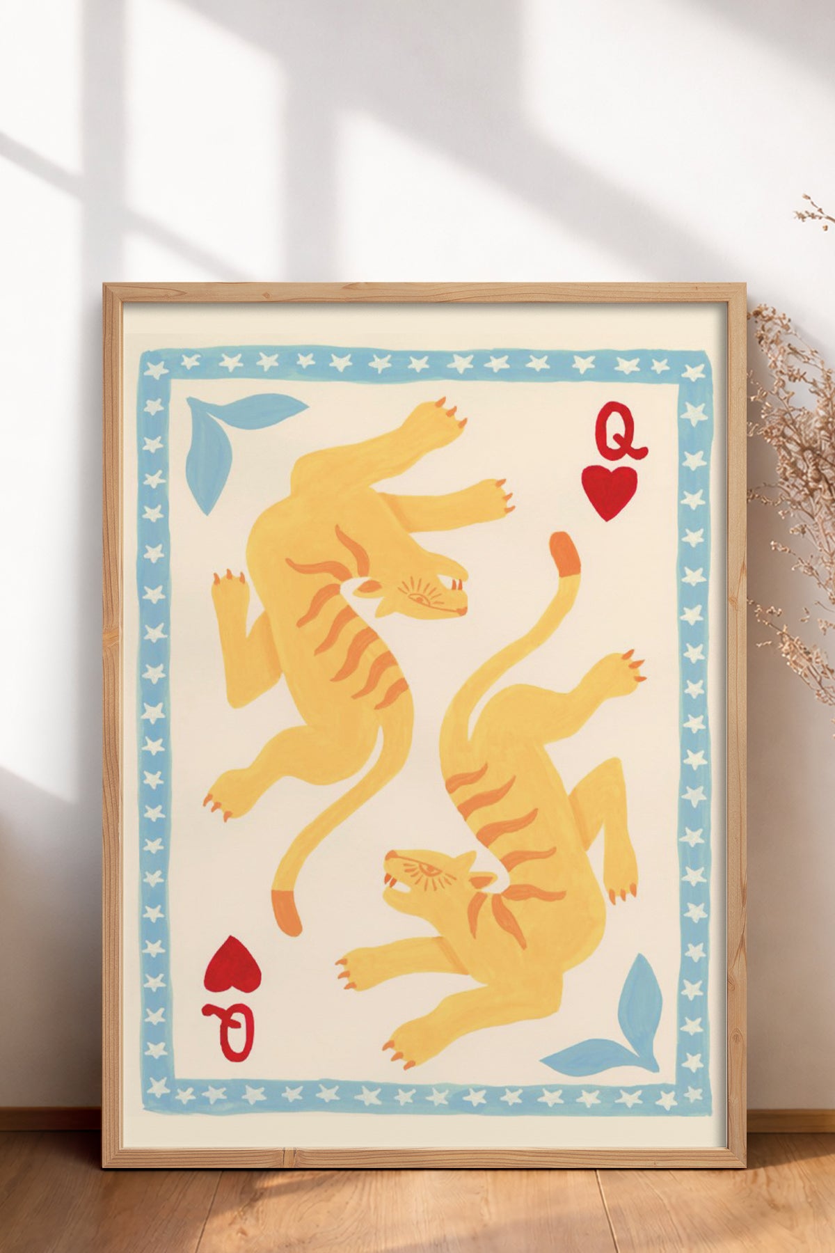 HOMEPACK Ahşap Çerçeveli Tablo Çerçeveli Poster Sanatsal Modern Duvar Dekoru BEK-8276