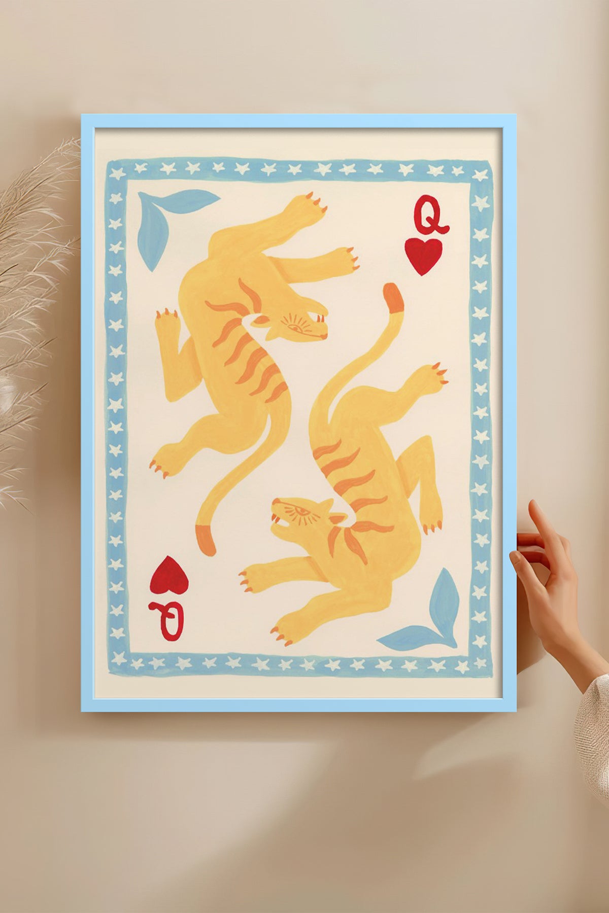 HOMEPACK Ahşap Çerçeveli Tablo Çerçeveli Poster Sanatsal Modern Duvar Dekoru BEK-8276