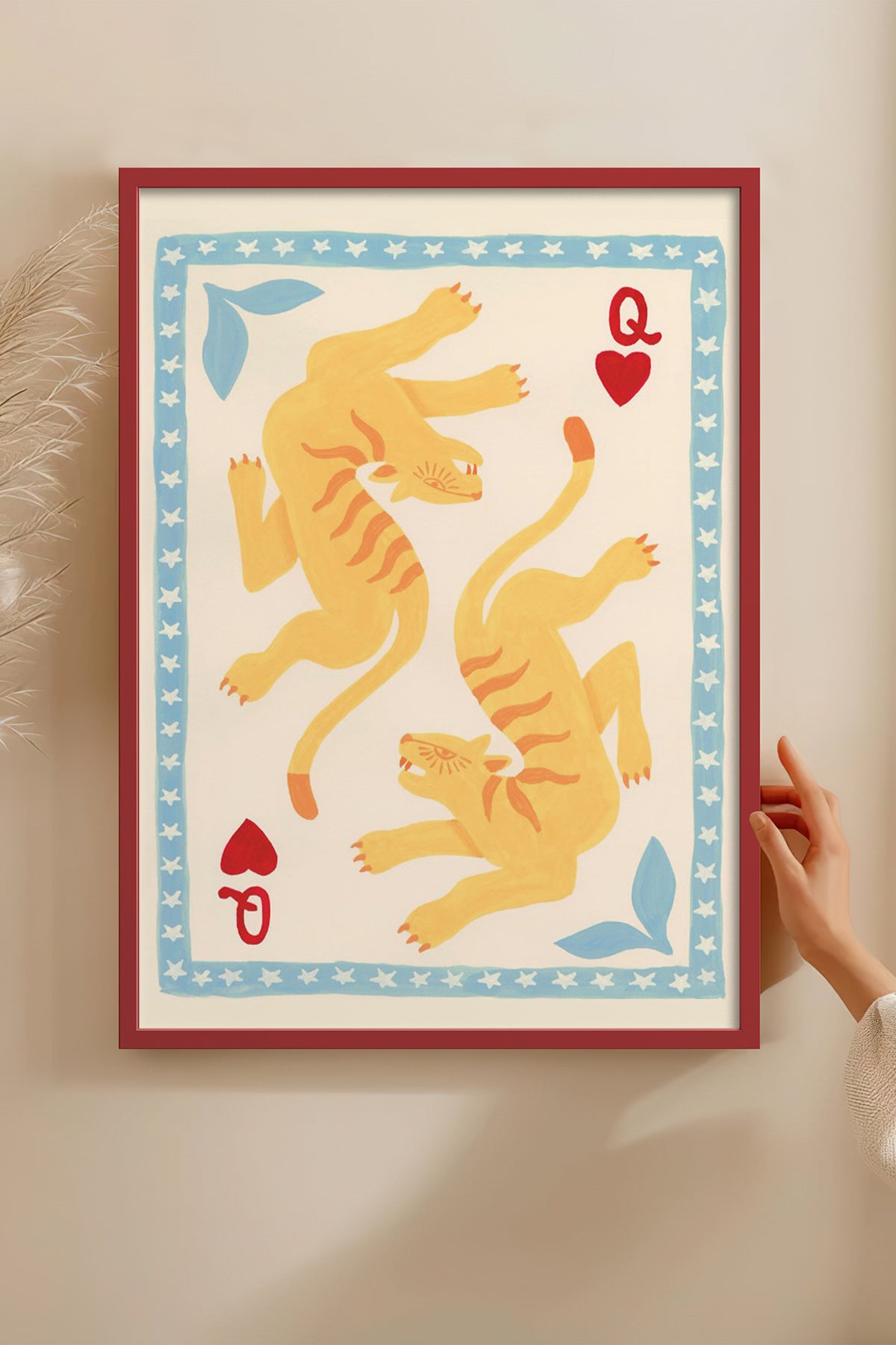 HOMEPACK Ahşap Çerçeveli Tablo Çerçeveli Poster Sanatsal Modern Duvar Dekoru BEK-8276
