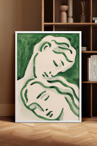 HOMEPACK Ahşap Çerçeveli Tablo Çerçeveli Poster Sanatsal Modern Duvar Dekoru BEK-8277