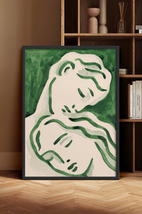 HOMEPACK Ahşap Çerçeveli Tablo Çerçeveli Poster Sanatsal Modern Duvar Dekoru BEK-8277