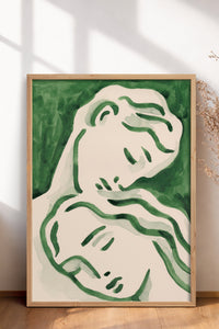 HOMEPACK Ahşap Çerçeveli Tablo Çerçeveli Poster Sanatsal Modern Duvar Dekoru BEK-8277