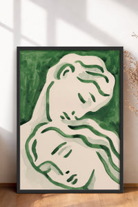 HOMEPACK Ahşap Çerçeveli Tablo Çerçeveli Poster Sanatsal Modern Duvar Dekoru BEK-8277
