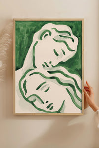 HOMEPACK Ahşap Çerçeveli Tablo Çerçeveli Poster Sanatsal Modern Duvar Dekoru BEK-8277