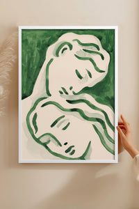 HOMEPACK Ahşap Çerçeveli Tablo Çerçeveli Poster Sanatsal Modern Duvar Dekoru BEK-8277