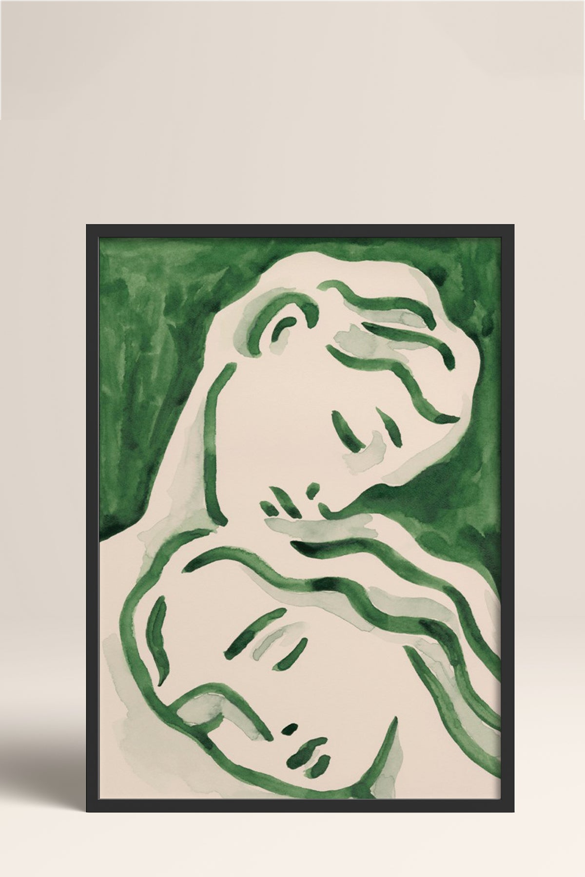 HOMEPACK Ahşap Çerçeveli Tablo Çerçeveli Poster Sanatsal Modern Duvar Dekoru BEK-8277