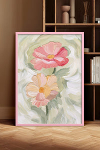 HOMEPACK Ahşap Çerçeveli Tablo Çerçeveli Poster Sanatsal Modern Duvar Dekoru BEK-8278