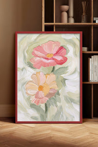 HOMEPACK Ahşap Çerçeveli Tablo Çerçeveli Poster Sanatsal Modern Duvar Dekoru BEK-8278