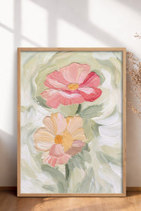 HOMEPACK Ahşap Çerçeveli Tablo Çerçeveli Poster Sanatsal Modern Duvar Dekoru BEK-8278