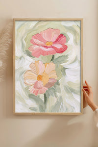 HOMEPACK Ahşap Çerçeveli Tablo Çerçeveli Poster Sanatsal Modern Duvar Dekoru BEK-8278