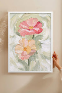 HOMEPACK Ahşap Çerçeveli Tablo Çerçeveli Poster Sanatsal Modern Duvar Dekoru BEK-8278