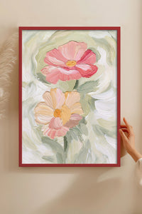 HOMEPACK Ahşap Çerçeveli Tablo Çerçeveli Poster Sanatsal Modern Duvar Dekoru BEK-8278