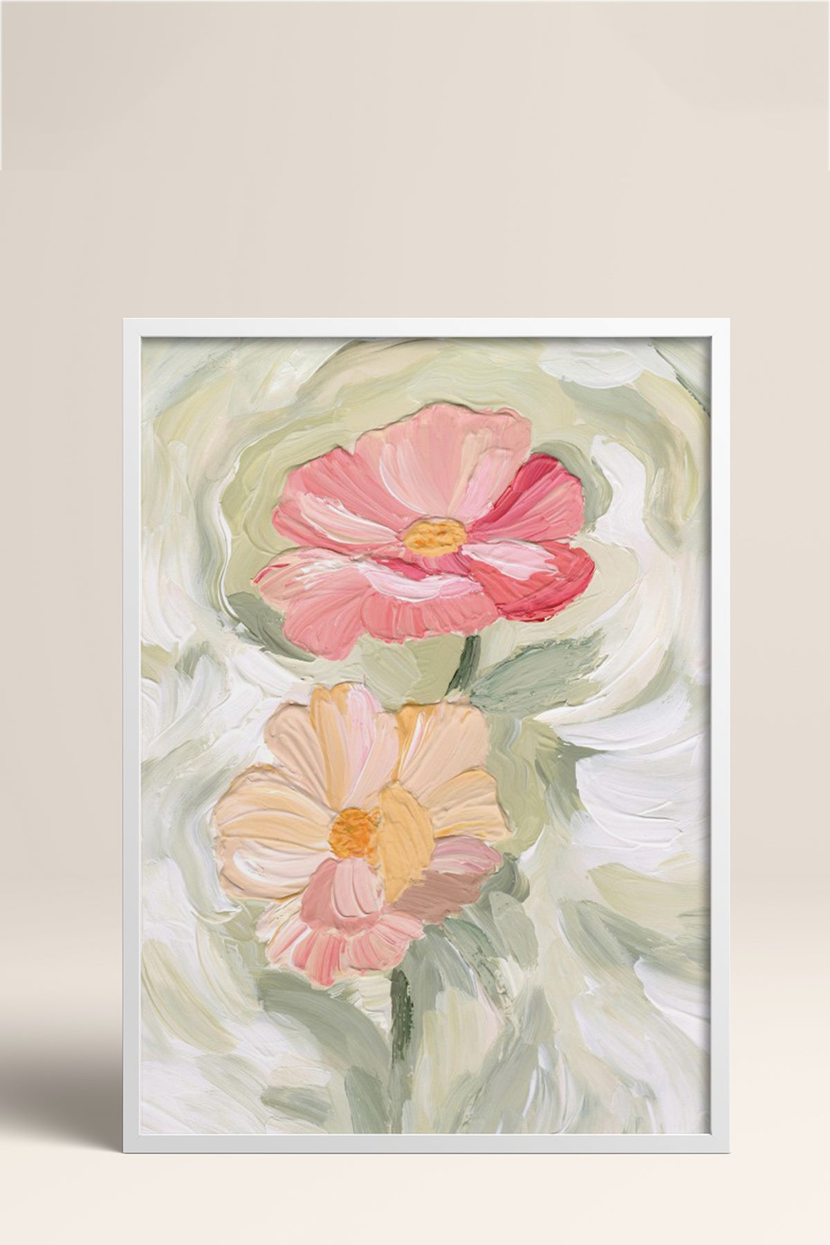 HOMEPACK Ahşap Çerçeveli Tablo Çerçeveli Poster Sanatsal Modern Duvar Dekoru BEK-8278