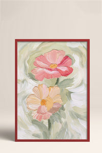 HOMEPACK Ahşap Çerçeveli Tablo Çerçeveli Poster Sanatsal Modern Duvar Dekoru BEK-8278