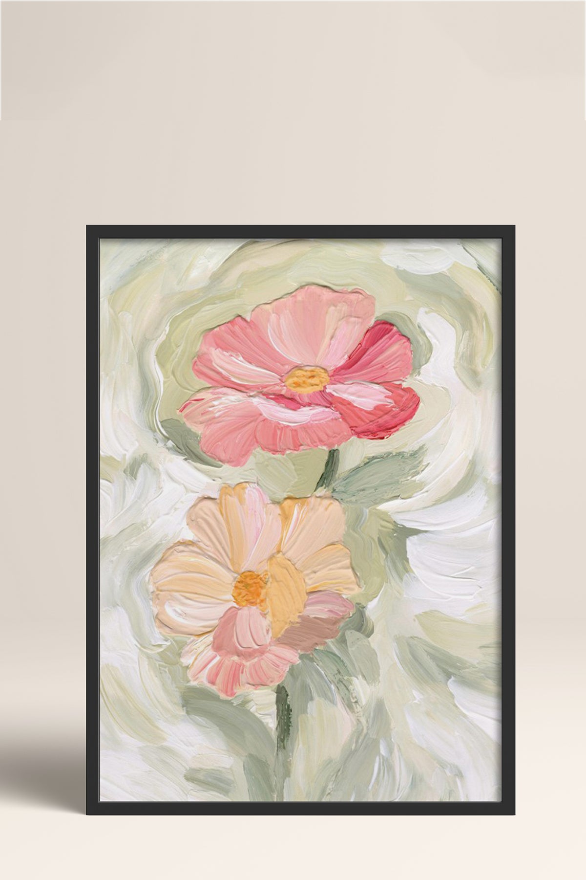 HOMEPACK Ahşap Çerçeveli Tablo Çerçeveli Poster Sanatsal Modern Duvar Dekoru BEK-8278