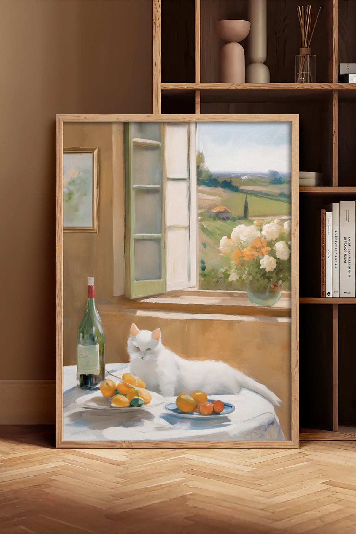 HOMEPACK Ahşap Çerçeveli Tablo Çerçeveli Poster Sanatsal Modern Duvar Dekoru BEK-8279
