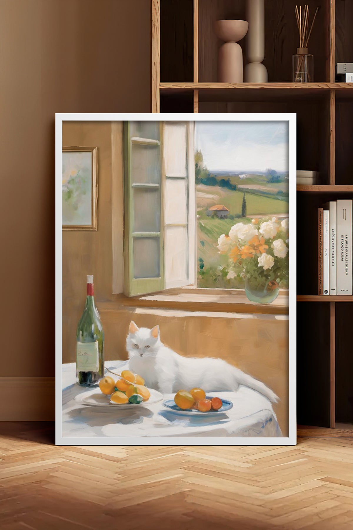 HOMEPACK Ahşap Çerçeveli Tablo Çerçeveli Poster Sanatsal Modern Duvar Dekoru BEK-8279