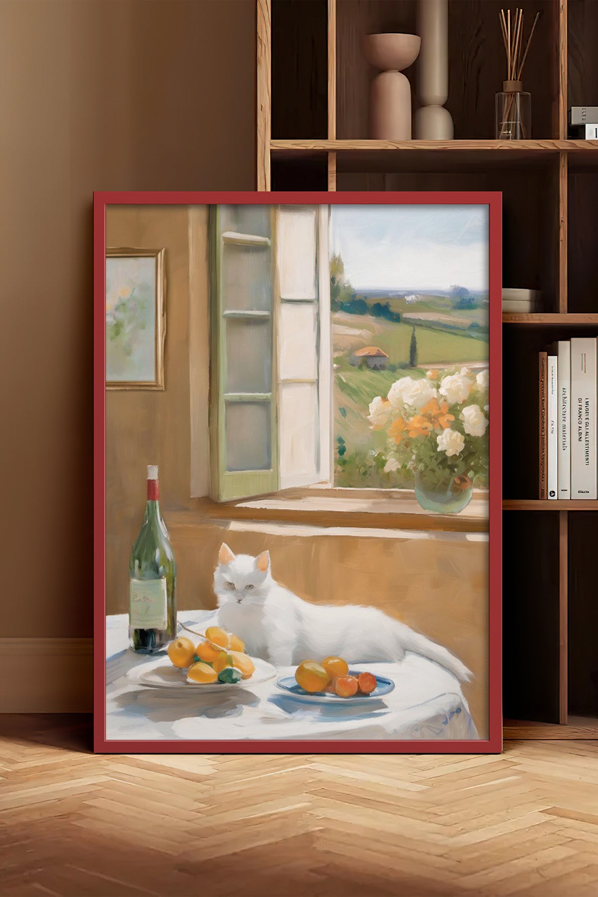 HOMEPACK Ahşap Çerçeveli Tablo Çerçeveli Poster Sanatsal Modern Duvar Dekoru BEK-8279