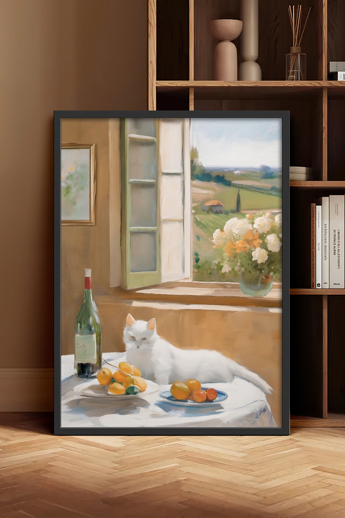 HOMEPACK Ahşap Çerçeveli Tablo Çerçeveli Poster Sanatsal Modern Duvar Dekoru BEK-8279