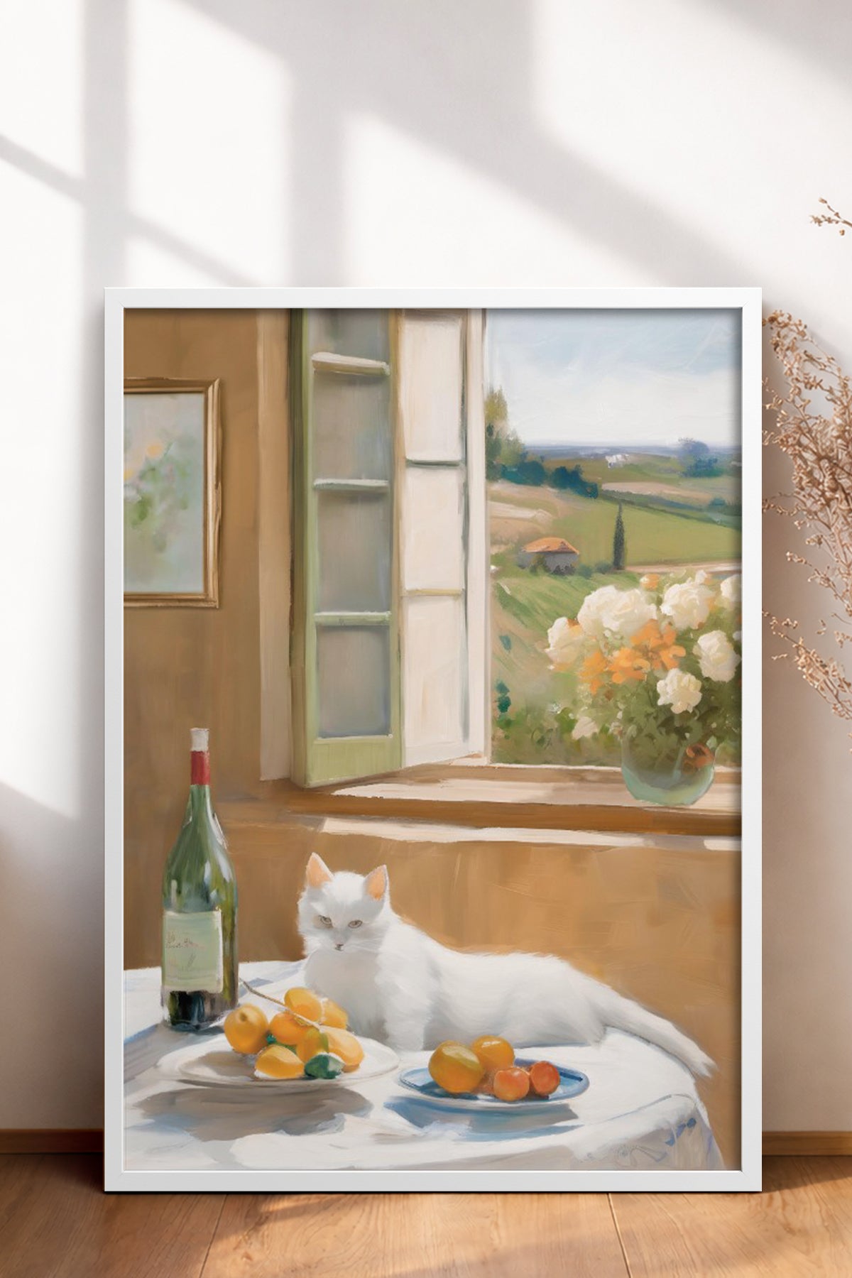 HOMEPACK Ahşap Çerçeveli Tablo Çerçeveli Poster Sanatsal Modern Duvar Dekoru BEK-8279