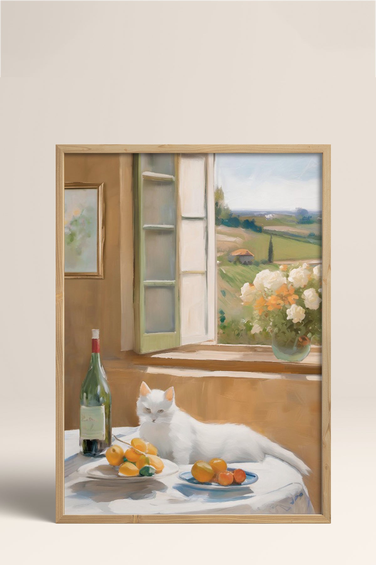 HOMEPACK Ahşap Çerçeveli Tablo Çerçeveli Poster Sanatsal Modern Duvar Dekoru BEK-8279