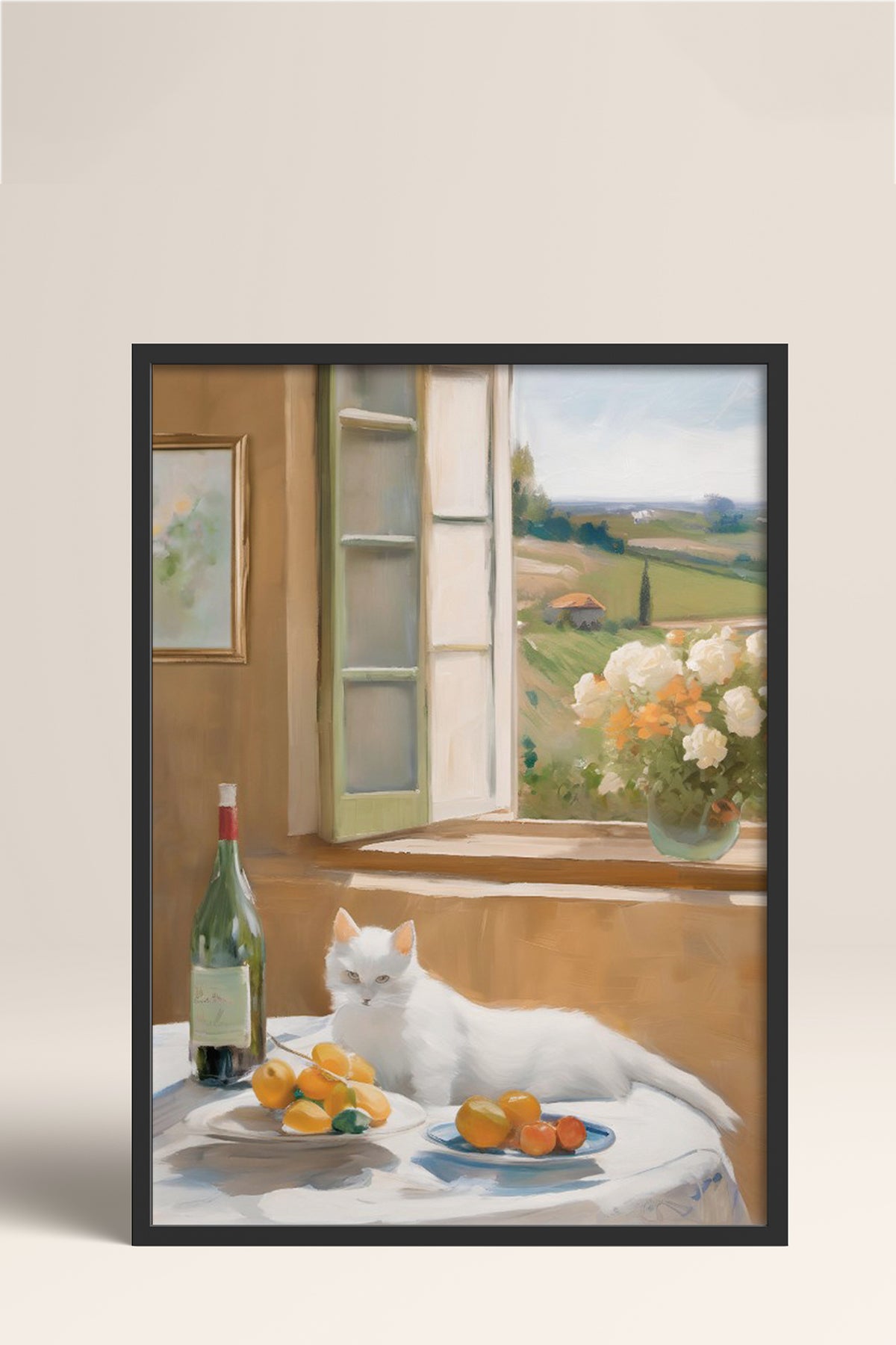 HOMEPACK Ahşap Çerçeveli Tablo Çerçeveli Poster Sanatsal Modern Duvar Dekoru BEK-8279