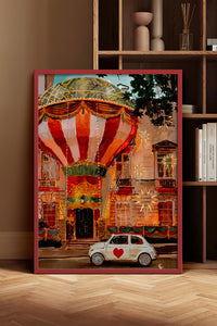 HOMEPACK Ahşap Çerçeveli Tablo Çerçeveli Poster Sanatsal Modern Duvar Dekoru BEK-8280