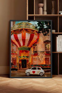 HOMEPACK Ahşap Çerçeveli Tablo Çerçeveli Poster Sanatsal Modern Duvar Dekoru BEK-8280