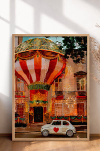 HOMEPACK Ahşap Çerçeveli Tablo Çerçeveli Poster Sanatsal Modern Duvar Dekoru BEK-8280
