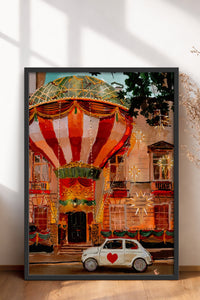 HOMEPACK Ahşap Çerçeveli Tablo Çerçeveli Poster Sanatsal Modern Duvar Dekoru BEK-8280