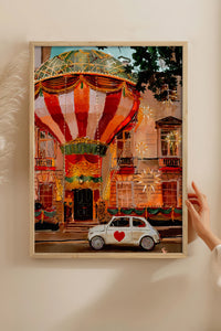 HOMEPACK Ahşap Çerçeveli Tablo Çerçeveli Poster Sanatsal Modern Duvar Dekoru BEK-8280