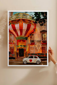 HOMEPACK Ahşap Çerçeveli Tablo Çerçeveli Poster Sanatsal Modern Duvar Dekoru BEK-8280