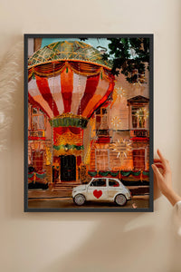 HOMEPACK Ahşap Çerçeveli Tablo Çerçeveli Poster Sanatsal Modern Duvar Dekoru BEK-8280