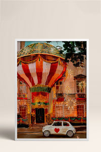 HOMEPACK Ahşap Çerçeveli Tablo Çerçeveli Poster Sanatsal Modern Duvar Dekoru BEK-8280