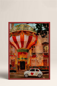 HOMEPACK Ahşap Çerçeveli Tablo Çerçeveli Poster Sanatsal Modern Duvar Dekoru BEK-8280