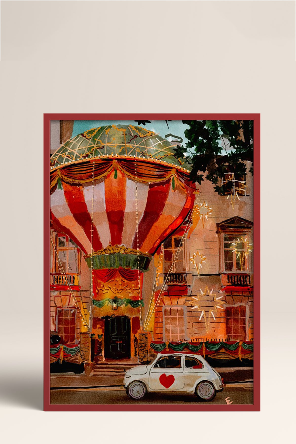 HOMEPACK Ahşap Çerçeveli Tablo Çerçeveli Poster Sanatsal Modern Duvar Dekoru BEK-8280