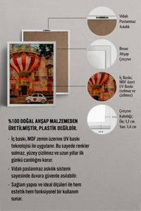 HOMEPACK Ahşap Çerçeveli Tablo Çerçeveli Poster Sanatsal Modern Duvar Dekoru BEK-8280